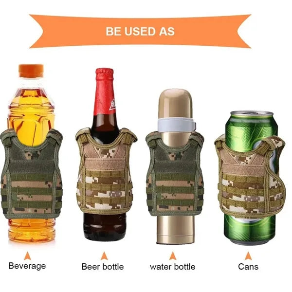 Adjustable Molle Vest Beverage Holder Cover