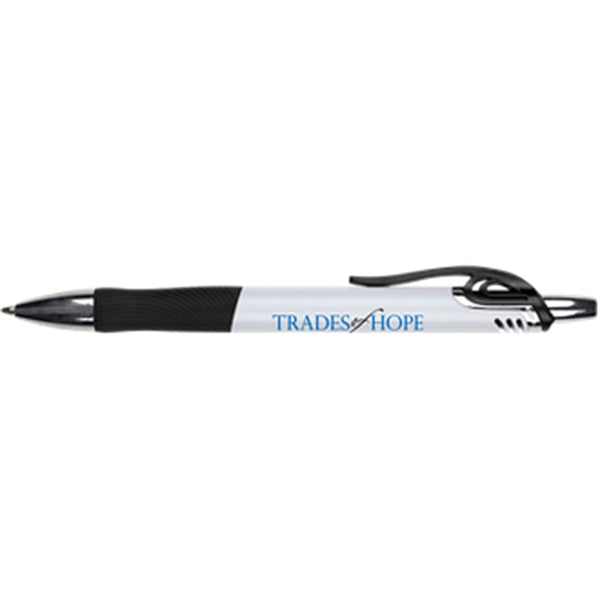 White Pen w/ Colored Gripper