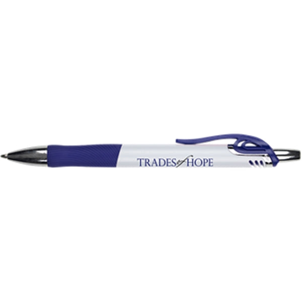White Pen w/ Colored Gripper