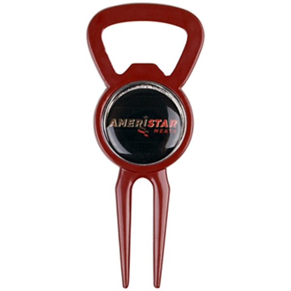 Bottle Opener Tool with Ball Marker