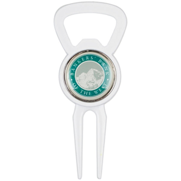 Bottle Opener Tool with Ball Marker