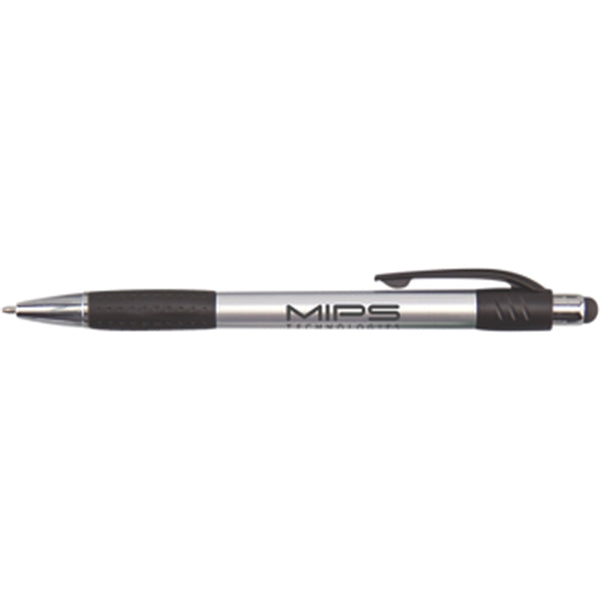 Silver Stylus Pen w/ Metallic Accents
