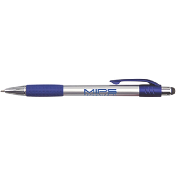 Silver Stylus Pen w/ Metallic Accents