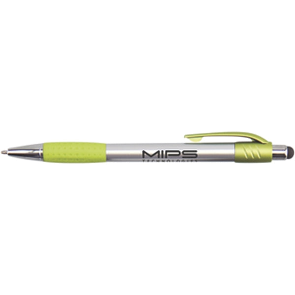 Silver Stylus Pen w/ Metallic Accents