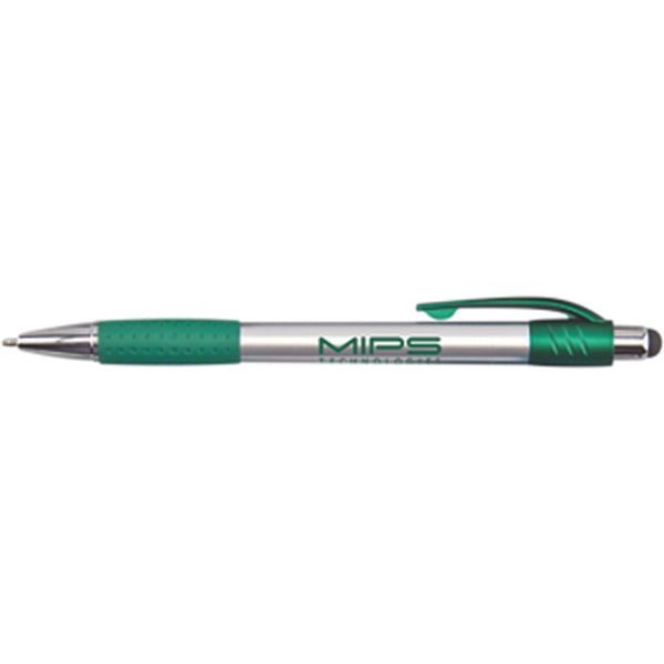 Silver Stylus Pen w/ Metallic Accents