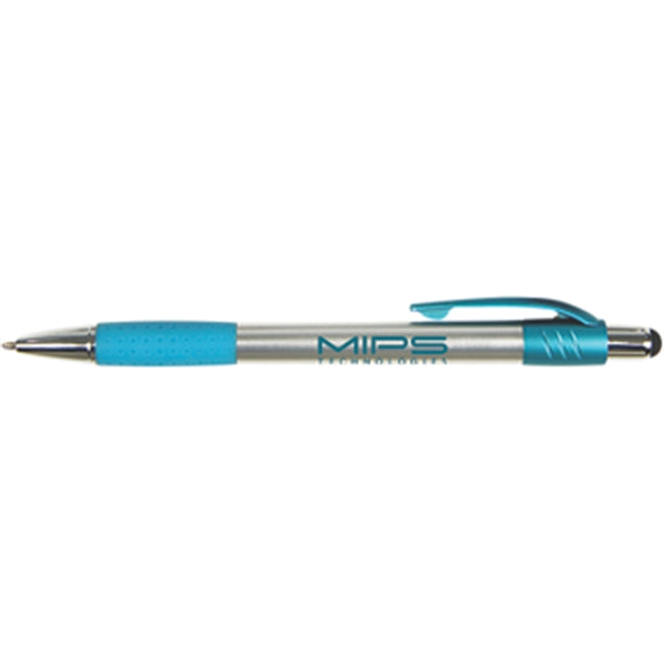 Silver Stylus Pen w/ Metallic Accents
