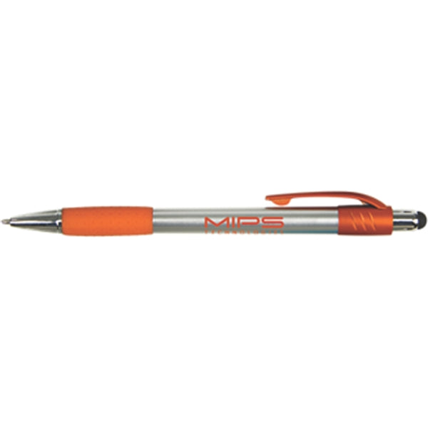 Silver Stylus Pen w/ Metallic Accents