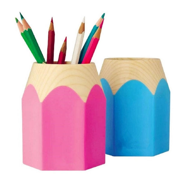 Pencil Shape Plastic Pen Holder
