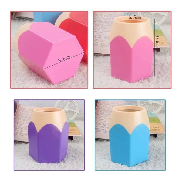 Pencil Shape Plastic Pen Holder