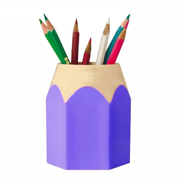Pencil Shape Plastic Pen Holder