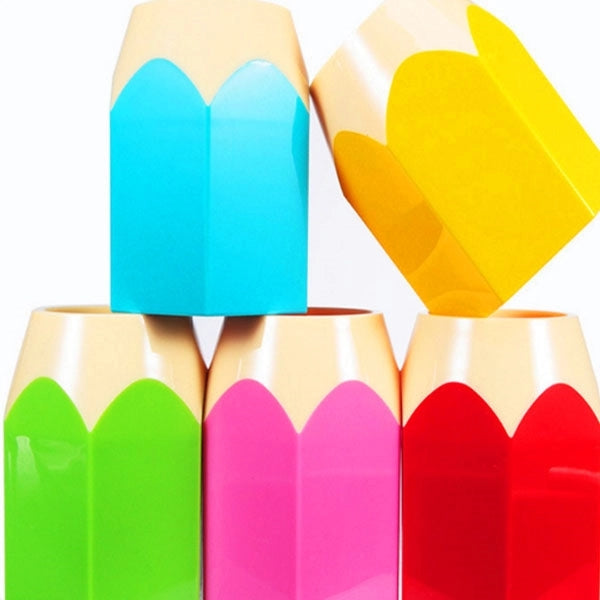 Pencil Shape Plastic Pen Holder