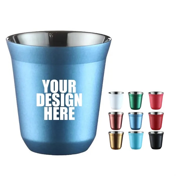 Double Wall Stainless Steel Espresso Cup