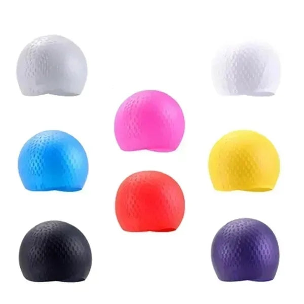 Ear Protection Water Drop Silicone Swim Cap