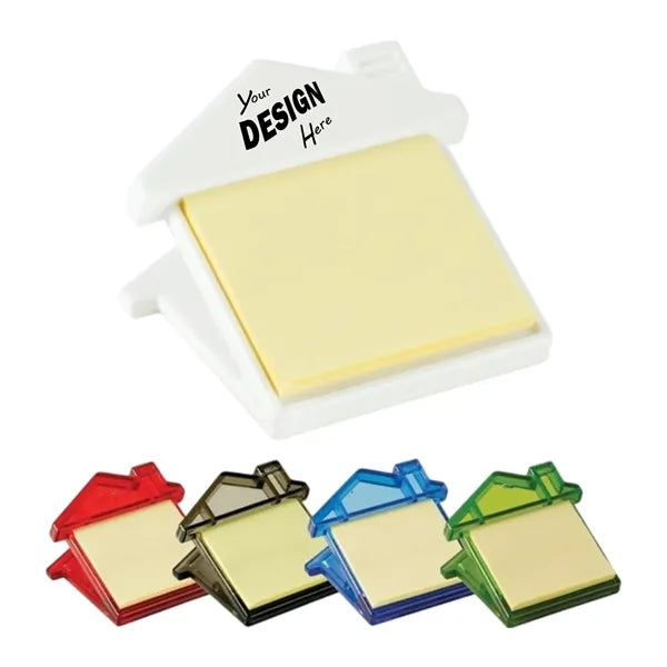 House Shape Plastic Magnetic Note Holder