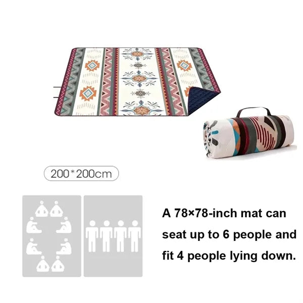 Thickened Double Sided Waterproof Beach Mat