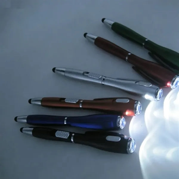 Plastic LED Light Pen With Torch Gift