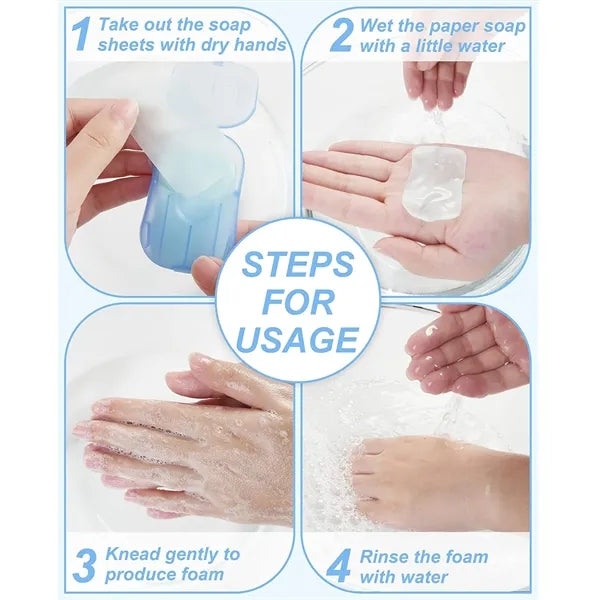 Portable Paper Soap Sheets