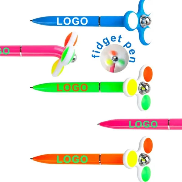 Fingertip Gyro Fidget Spinner Ballpoint Pen