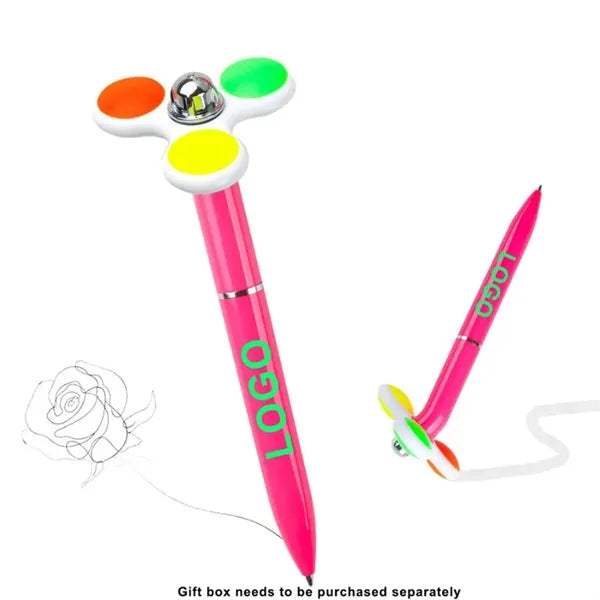 Fingertip Gyro Fidget Spinner Ballpoint Pen