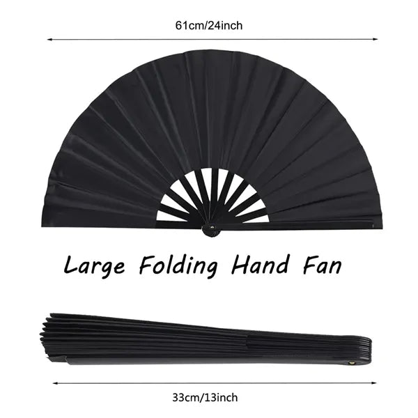 Large Folding Hand rave Fan foldable Custom