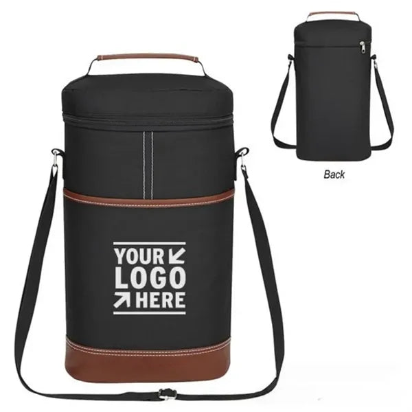 2 Bottle Wine Gift Tote Carrier