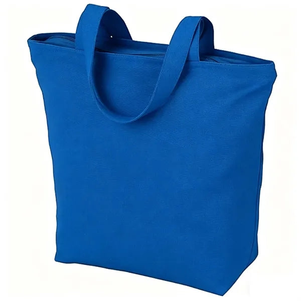Maine Zippered 8-oz Cotton Tote