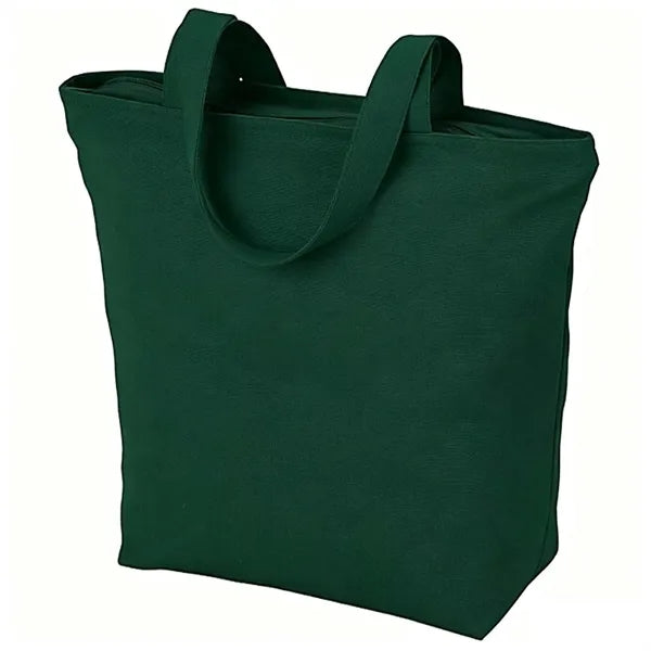 Maine Zippered 8-oz Cotton Tote