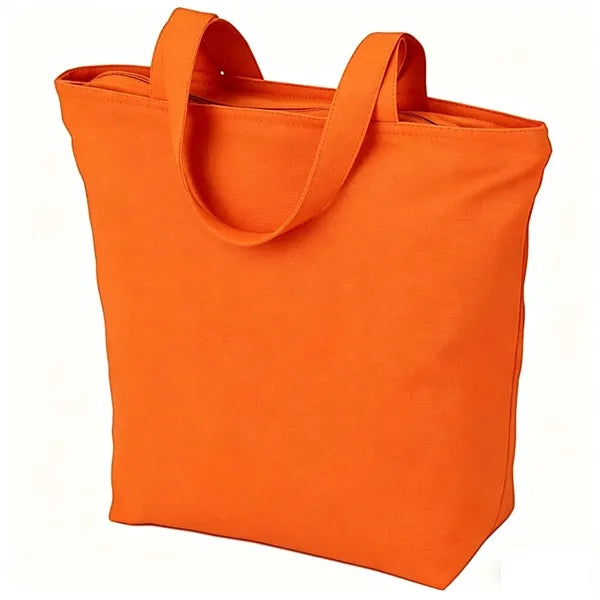 Maine Zippered 8-oz Cotton Tote
