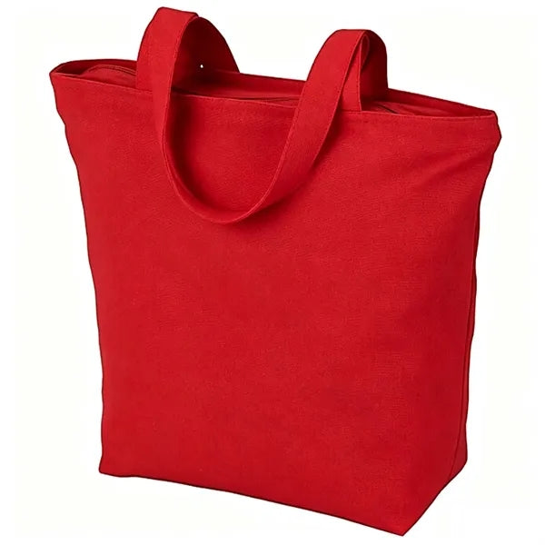 Maine Zippered 8-oz Cotton Tote