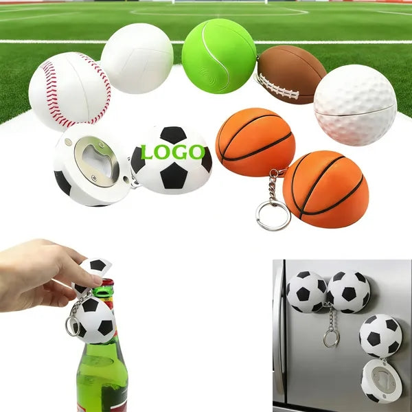 World Cup Soccer Bottle Opener Fridge Magnet Fan Souvenir