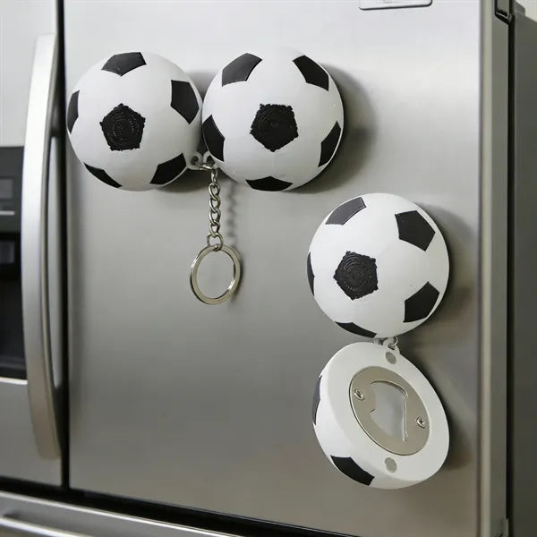 World Cup Soccer Bottle Opener Fridge Magnet Fan Souvenir