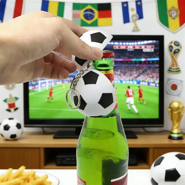 World Cup Soccer Bottle Opener Fridge Magnet Fan Souvenir