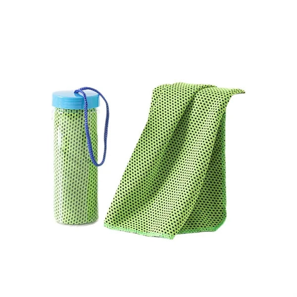 Breathable Quick-Drying Towels with Storage Bottle & Lanyard