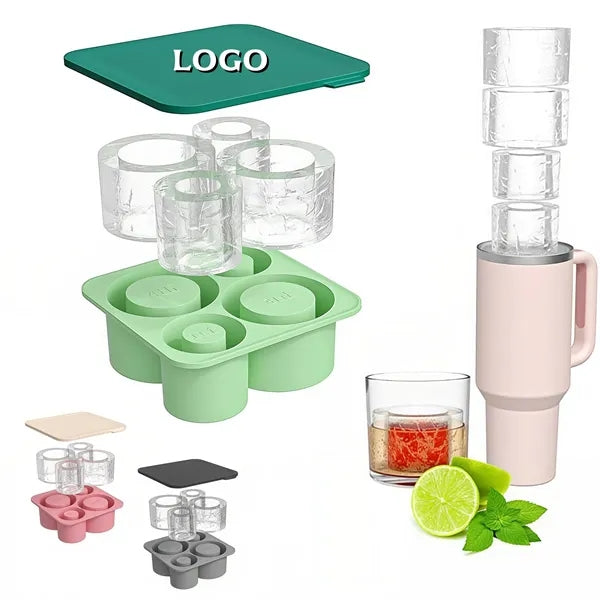 Tier Hollow Ice Mold with Lid for 20&40oz Tumbler Cups