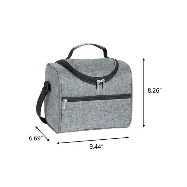 Insulated Cooler Bag with Shoulder Strap for Food & Beverage