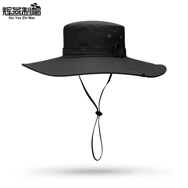 Quick Dry Breathable Wide Brim Bucket Hat Outdoor Fishing Su