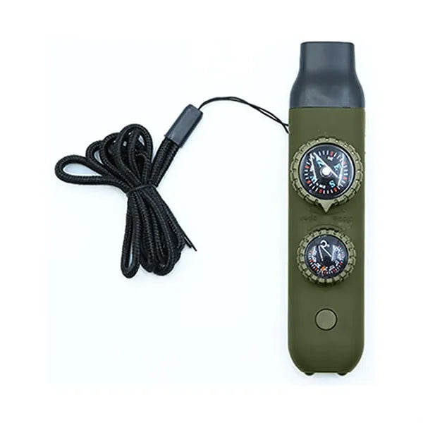 7 in 1 Outdoor Survival Whistle Multi Tool