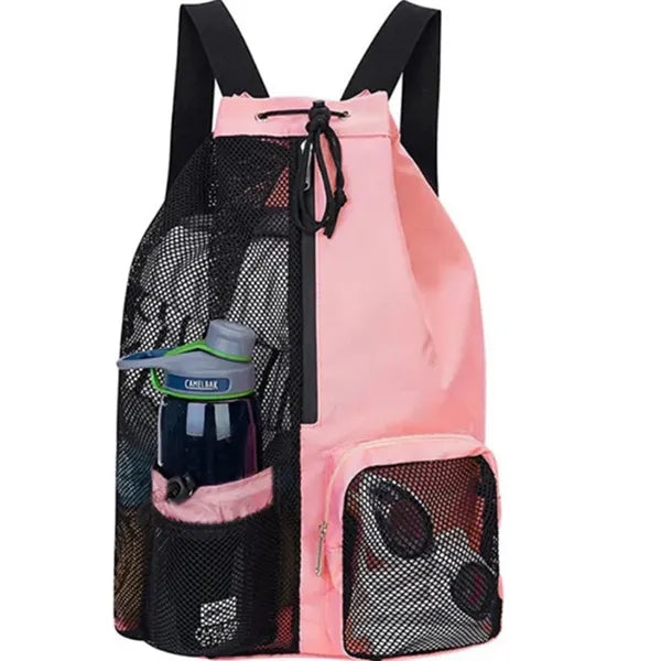 Swimming Drawstring Bag Mesh Equipment