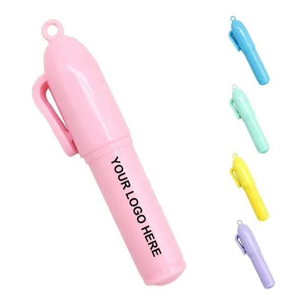 Mini Pocket Pen With Bead Chain