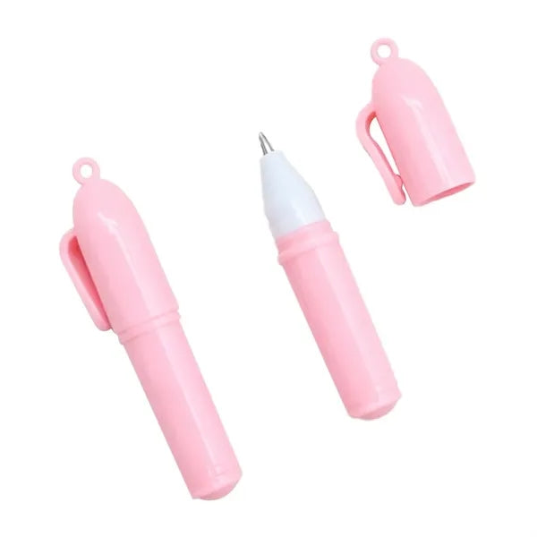 Mini Pocket Pen With Bead Chain