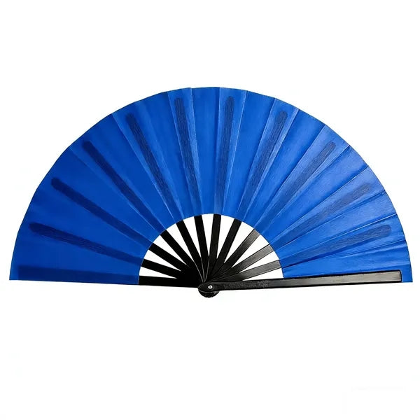 13 in Folding Fabric Hand Fan