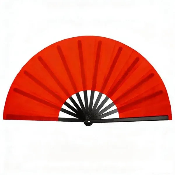 13 in Folding Fabric Hand Fan