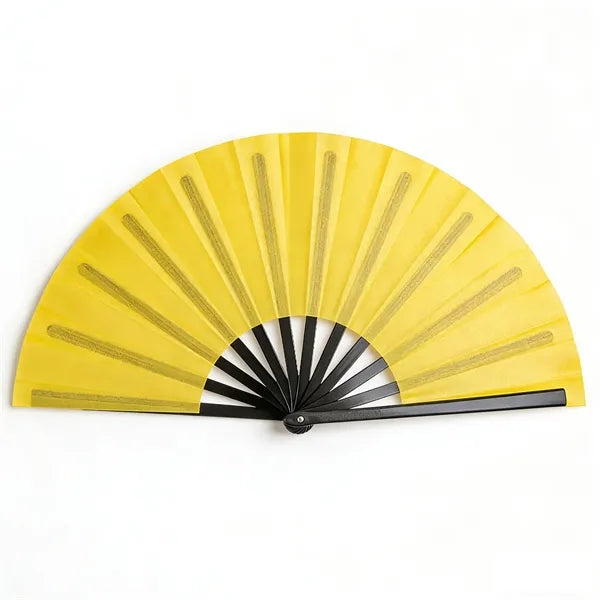 13 in Folding Fabric Hand Fan