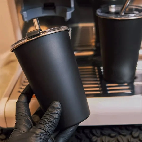 16oz Stainless Steel Straw Cup