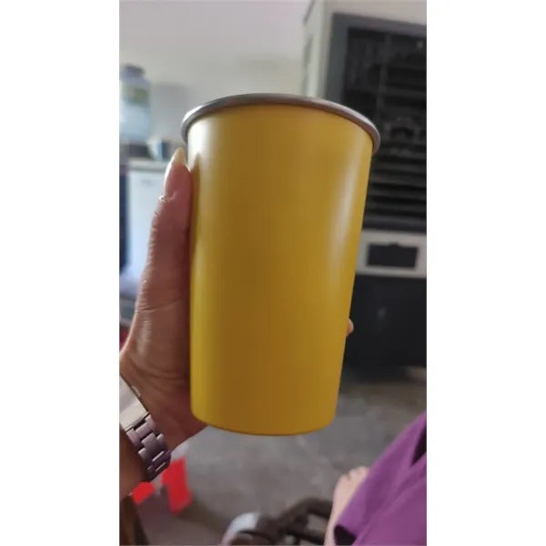 16oz Stainless Steel Straw Cup