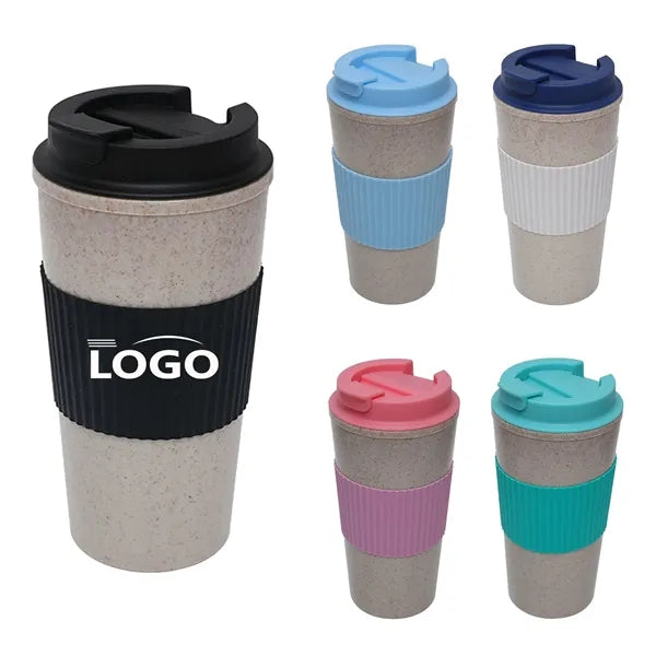 16OZ Wheat Straw Coffee Cup
