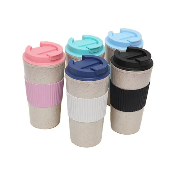 16OZ Wheat Straw Coffee Cup