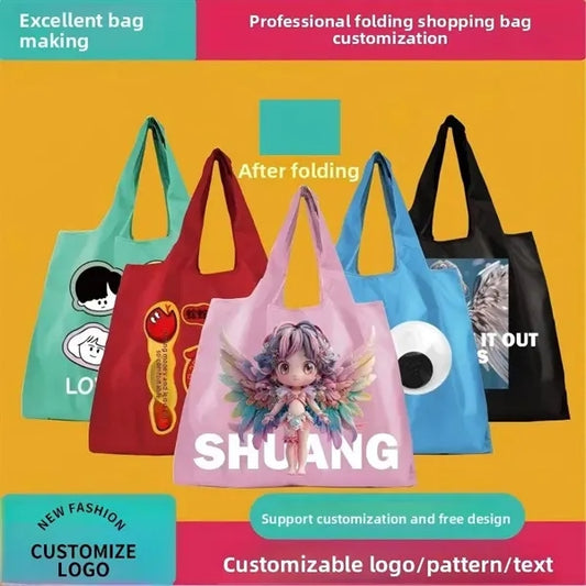 Logo Printable,Foldable Shopping Bag