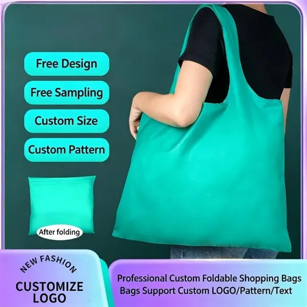 Logo Printable,Foldable Shopping Bag