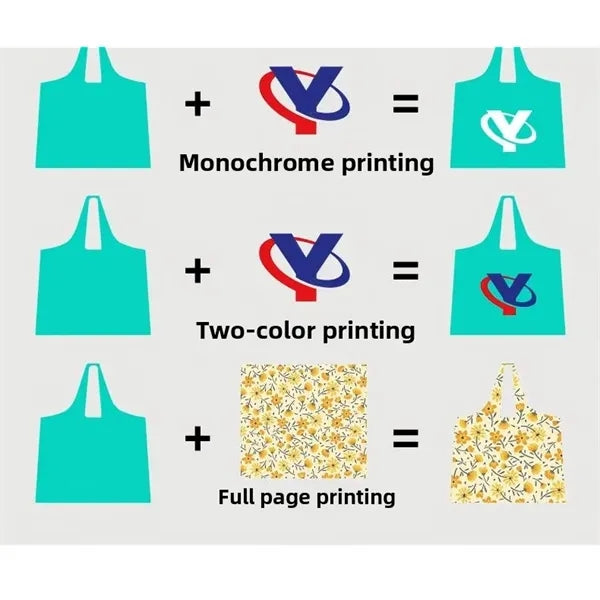 Logo Printable,Foldable Shopping Bag